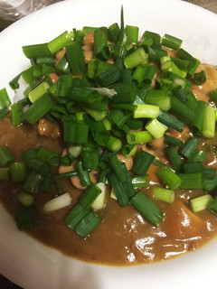ねぎ納豆カレー-レシピのメイン写真