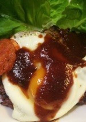 新タマネギでロコモコ-レシピのメイン写真