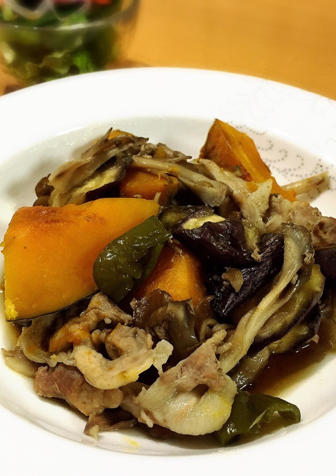 かぼちゃと豚肉の重ね煮 めんつゆレシピ-レシピのメイン写真