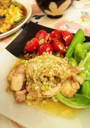 鶏ももでネギ塩チキン♡-レシピのメイン写真