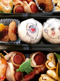 運動会!遠足に!ラップでキャラ弁当-レシピのメイン写真