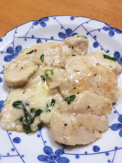 超簡単!鶏のササミねぎチーズ-レシピのメイン写真
