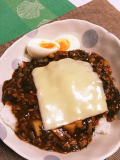 ほうれん草のキーマカレー-レシピのメイン写真