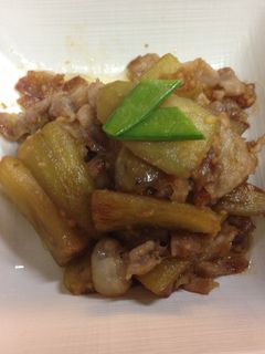 茄子と豚肉の炒め煮♪-レシピのメイン写真