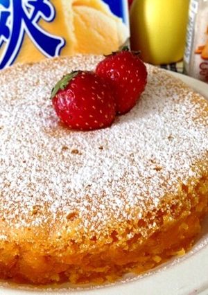 混ぜて炊飯器で炊くよ♡人参アイスケーキ♡-レシピのメイン写真