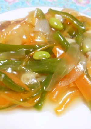 アジ（鰺）野菜あんかけ　簡単-レシピのメイン写真