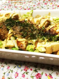 厚揚げとキャベツのお好み焼き風炒め☆-レシピのメイン写真