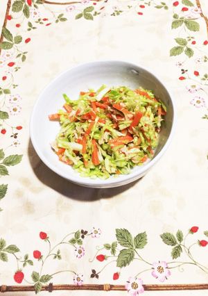 [学校給食]ツナマヨサンド用のサラダ-レシピのメイン写真
