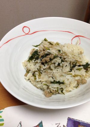 春菊の混ぜご飯-レシピのメイン写真