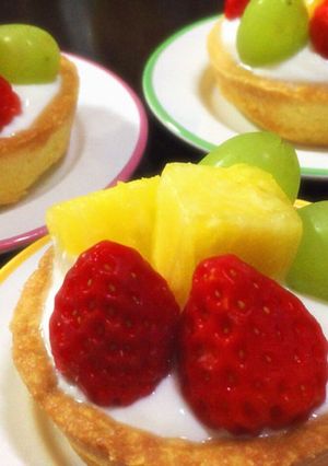 ちょいヘルシーなフルーツヨーグルトタルト-レシピのメイン写真