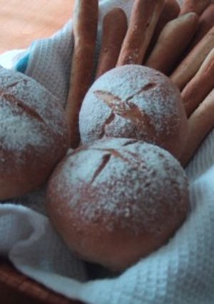 クリームチーズとゴマのパン-レシピのメイン写真