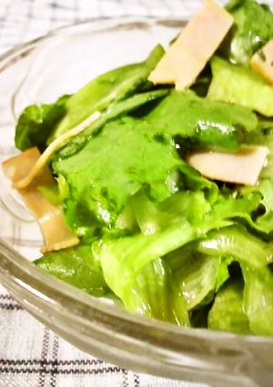給食を再現　グリーンサラダ　(*ﾉωﾉ)-レシピのメイン写真