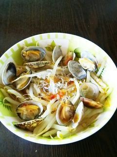 レンジで簡単 モヤシとあさりの温サラダ-レシピのメイン写真