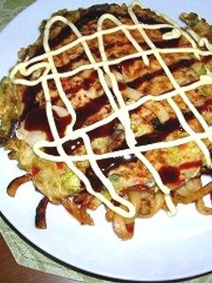 お好み焼き+うどん=レトロ焼き?-レシピのメイン写真