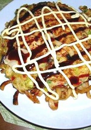 お好み焼き+うどん=レトロ焼き?-レシピのメイン写真