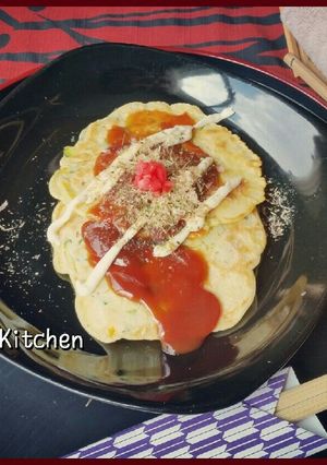 ズッキーニのお好み焼き風-レシピのメイン写真