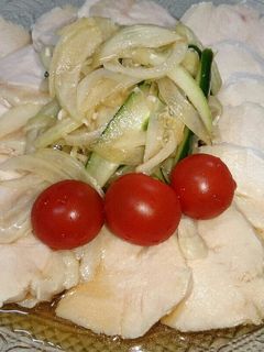 簡単だけど☆ものすごくジューシーな鶏ハム-レシピのメイン写真