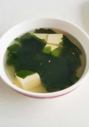 豆腐とわかめの中華スープ-レシピのメイン写真