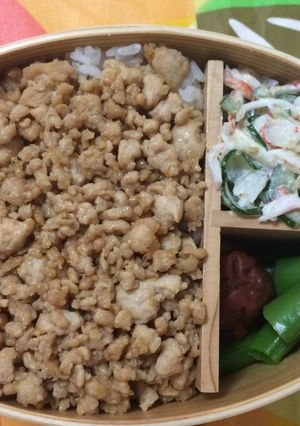 そぼろ弁当-レシピのメイン写真