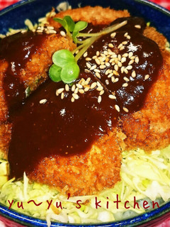 鶏マヨ味噌かつ丼♡塗るだけでジュ〜シ〜♡-レシピのメイン写真