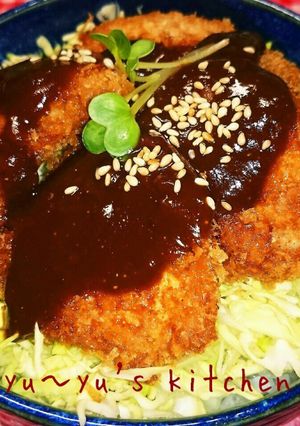鶏マヨ味噌かつ丼♡塗るだけでジュ〜シ〜♡-レシピのメイン写真