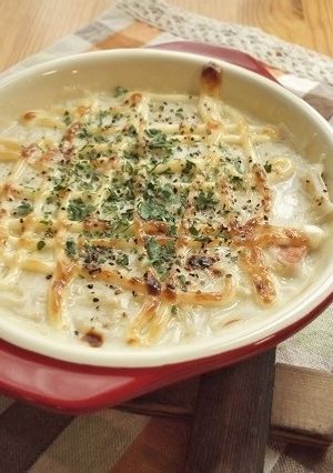 米粉で簡単！もやしと魚ニソのマヨグラタン-レシピのメイン写真