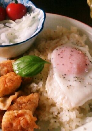 スパイシーチキンのワンプレートランチ-レシピのメイン写真