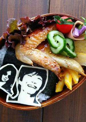 キャラ弁 オトナキャラ弁 星野源 ニセ明-レシピのメイン写真