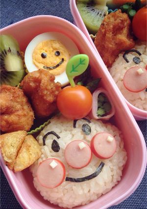 簡単キャラ弁 アンパンマン-レシピのメイン写真