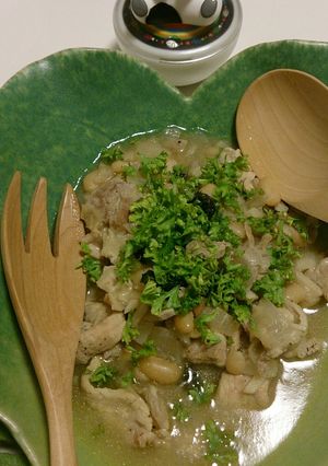 Ca＆Feたっぷり♪白いんげんのワイン煮-レシピのメイン写真