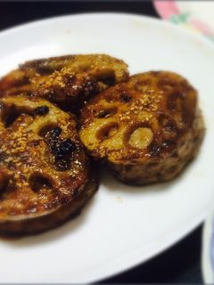 れんこんの和風ハンバーグ-レシピのメイン写真