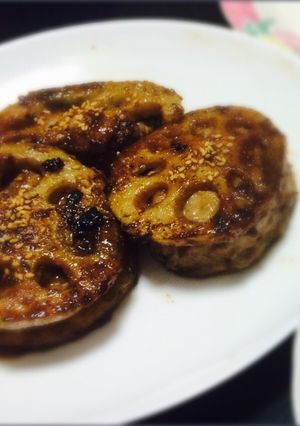 れんこんの和風ハンバーグ-レシピのメイン写真