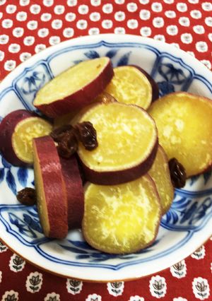 授乳期OK☆さつまいもとレーズンの甘煮-レシピのメイン写真