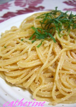 たらこスパゲティー-レシピのメイン写真