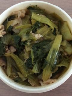 豚肉と青梗菜の甘辛煮-レシピのメイン写真