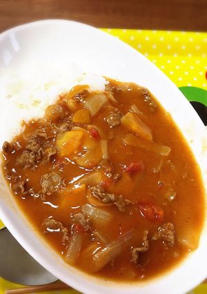 ハヤシライス　給食-レシピのメイン写真