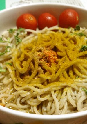 朝カレー蕎麦-レシピのメイン写真