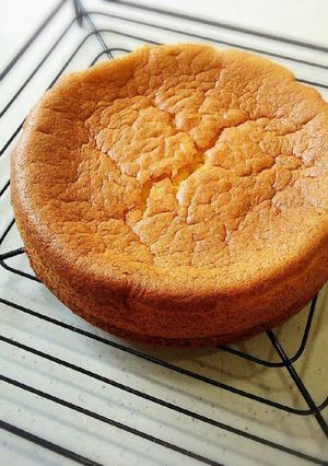 ふわっ☆もちっ☆豆腐のシフォンケーキ-レシピのメイン写真
