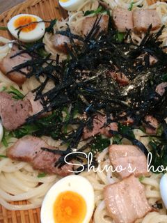 夏にオススメ☆スタミナざるうどん!-レシピのメイン写真