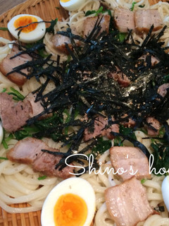 夏にオススメ☆スタミナざるうどん!-レシピのメイン写真