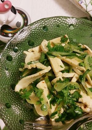 Ca＆Feたっぷり高野豆腐の中華風サラダ-レシピのメイン写真