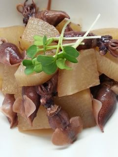 懐かしい味!ホタルイカと大根の煮物♪-レシピのメイン写真