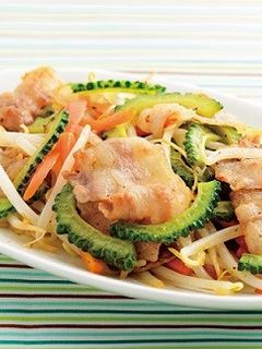 豚バラとゴーヤのこんぶ茶炒め-レシピのメイン写真