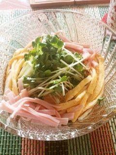ところてんのダイエット冷やし中華-レシピのメイン写真
