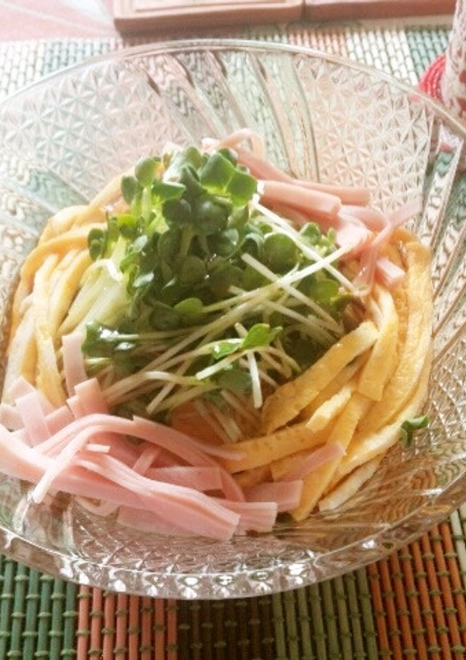 ところてんのダイエット冷やし中華-レシピのメイン写真
