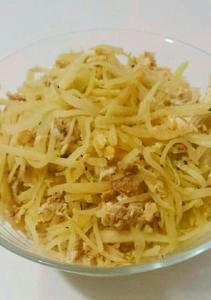 ツナ缶で！青パパイヤしりしり♪-レシピのメイン写真