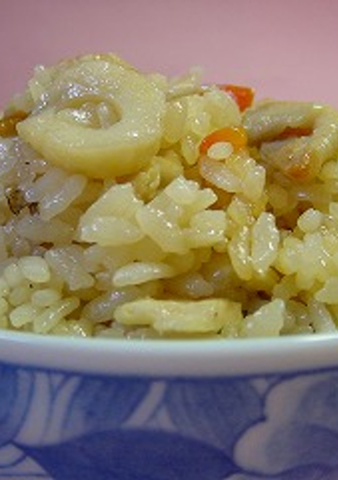 鶏皮炊き込みごはん-レシピのメイン写真