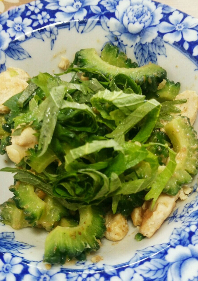ゴーヤとささみのあっさり梅味-レシピのメイン写真