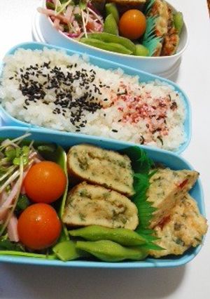 お弁当に！大葉入り卵焼き-レシピのメイン写真