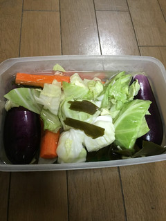 海水漬物-レシピのメイン写真